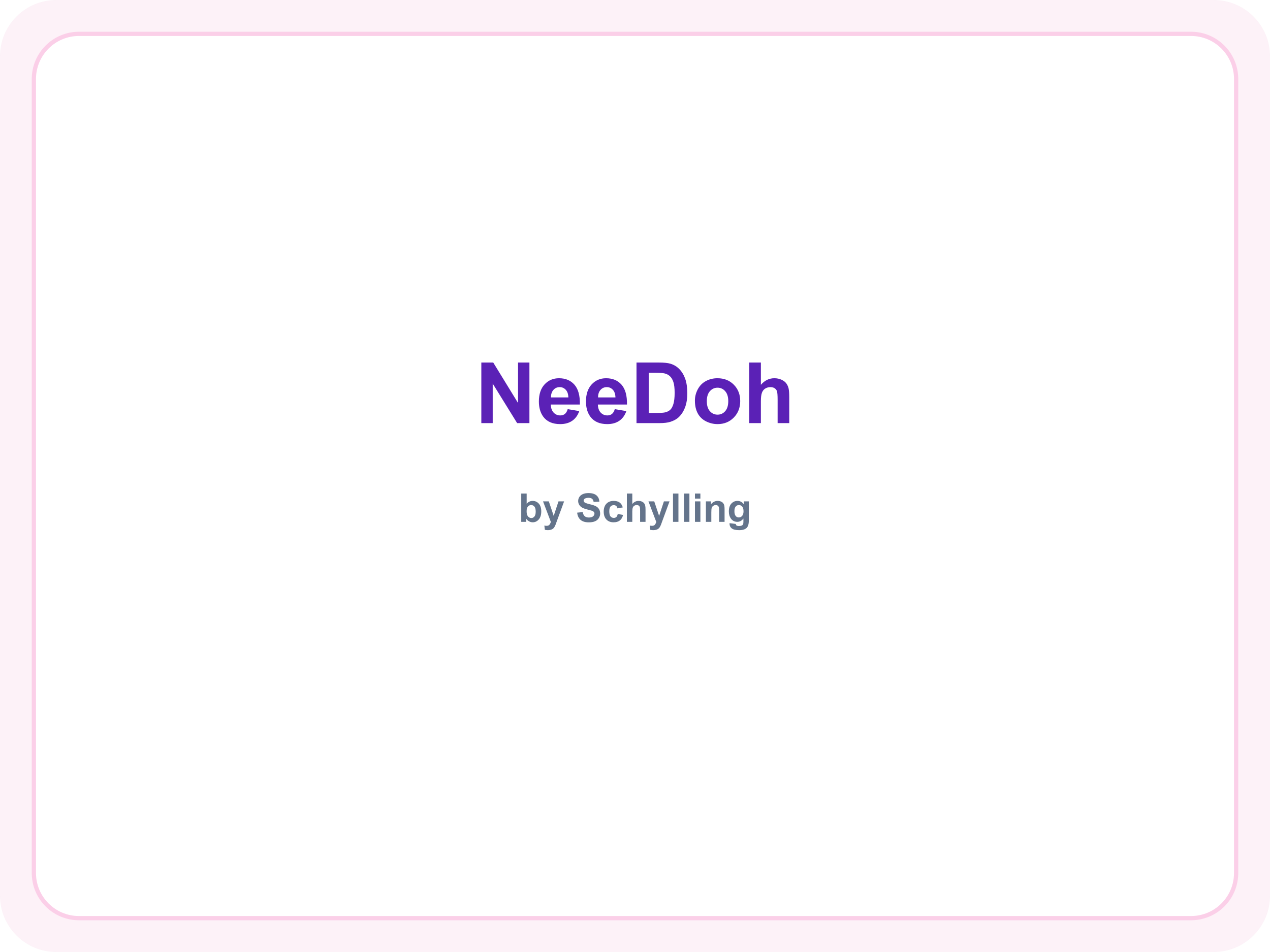 NeeDoh brand name (placeholder — official logo not available)