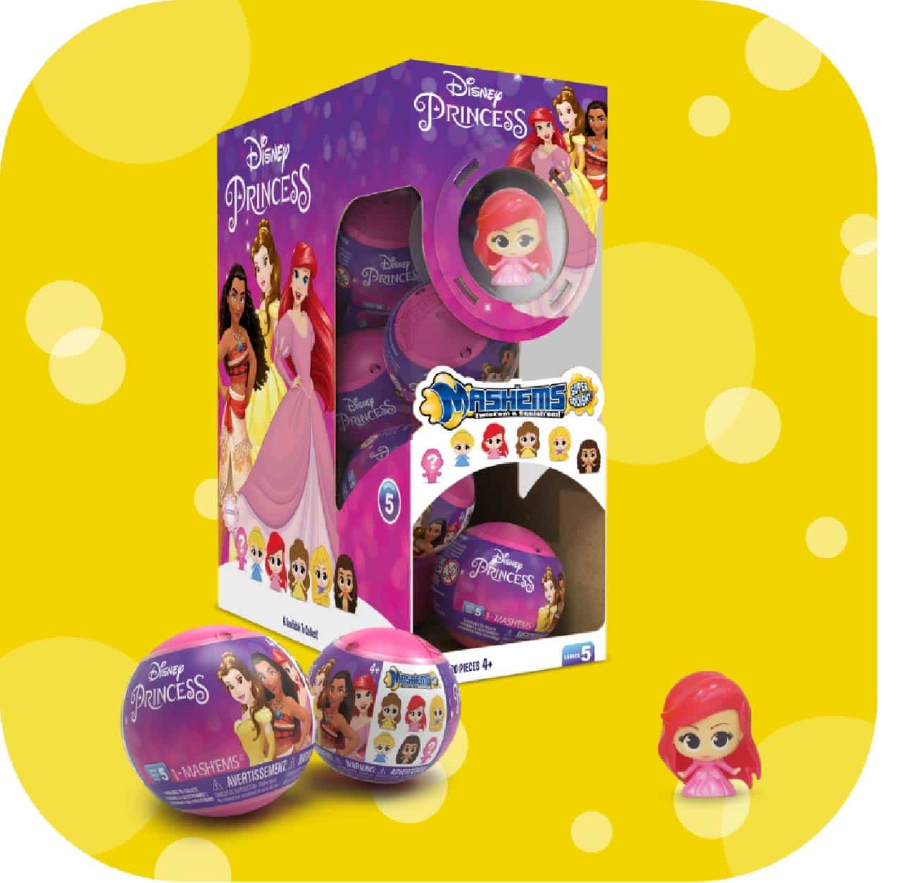 Mash'ems Disney Princess official Basic Fun product image