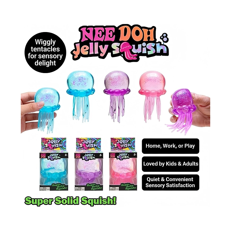 Jellyfish Jelly Squish NeeDoh official NeeDoh product image