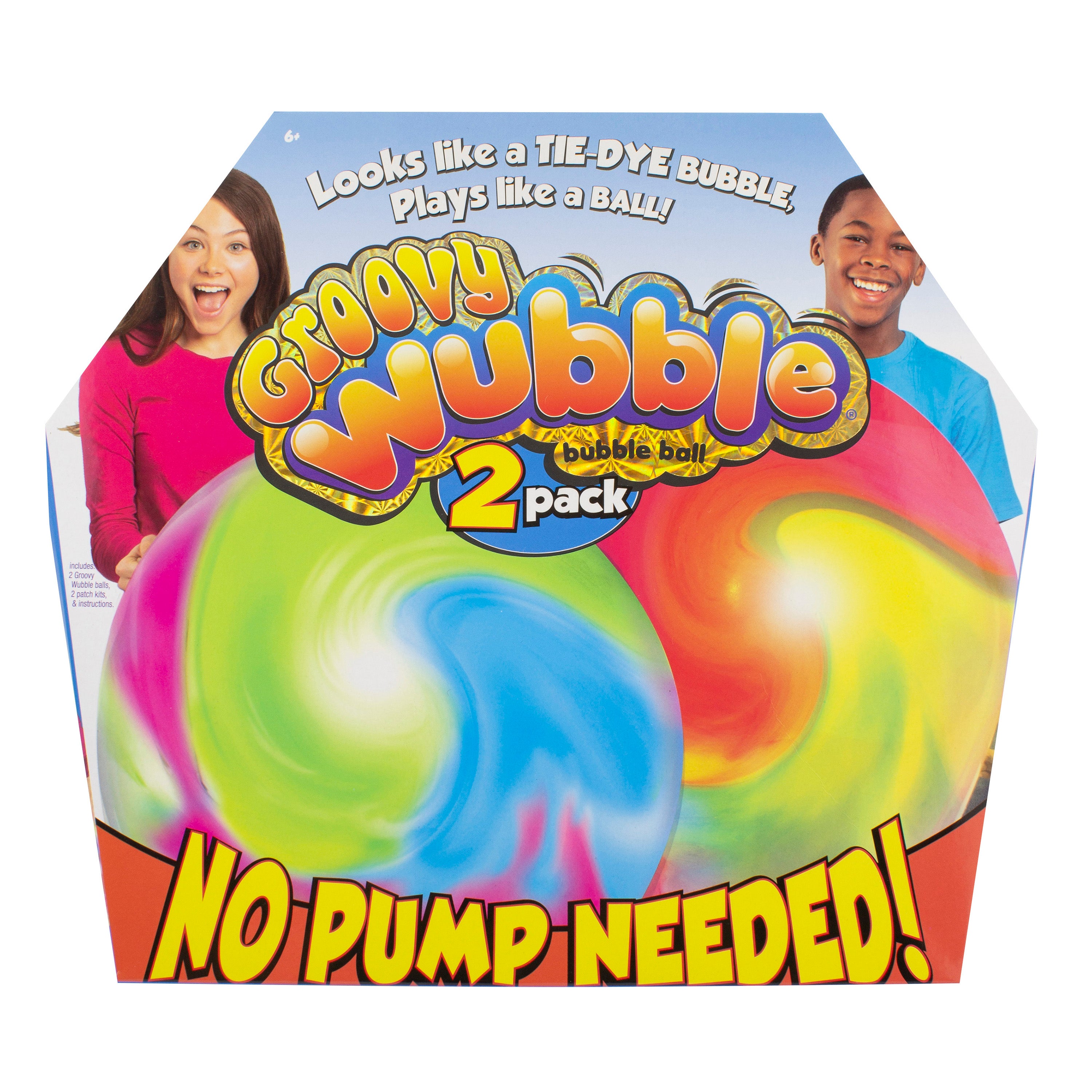 Groovy Glow Wubble 2-Pack soft Wubble ball product