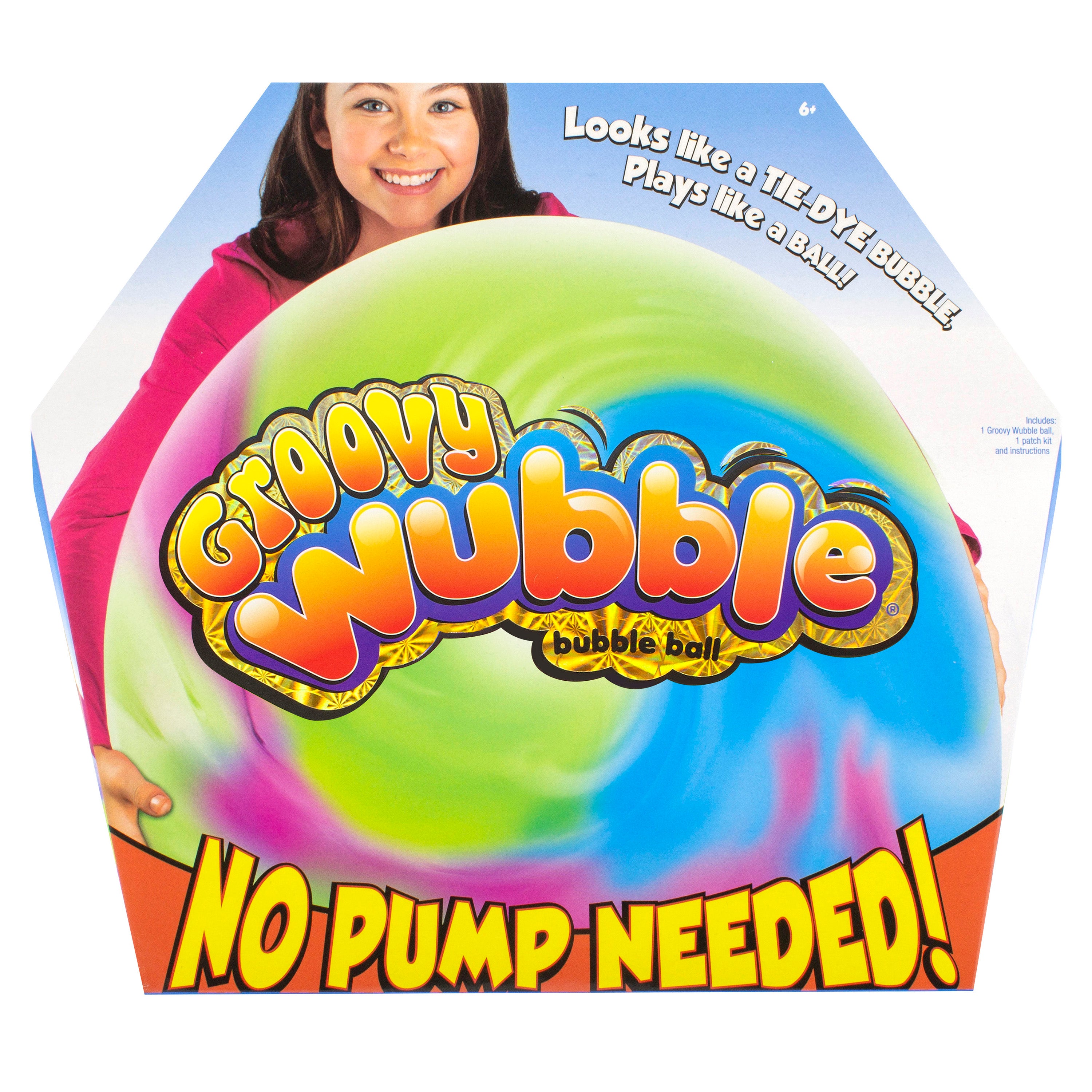 Groovy Wubble - Pink, Green & Blue soft Wubble ball product