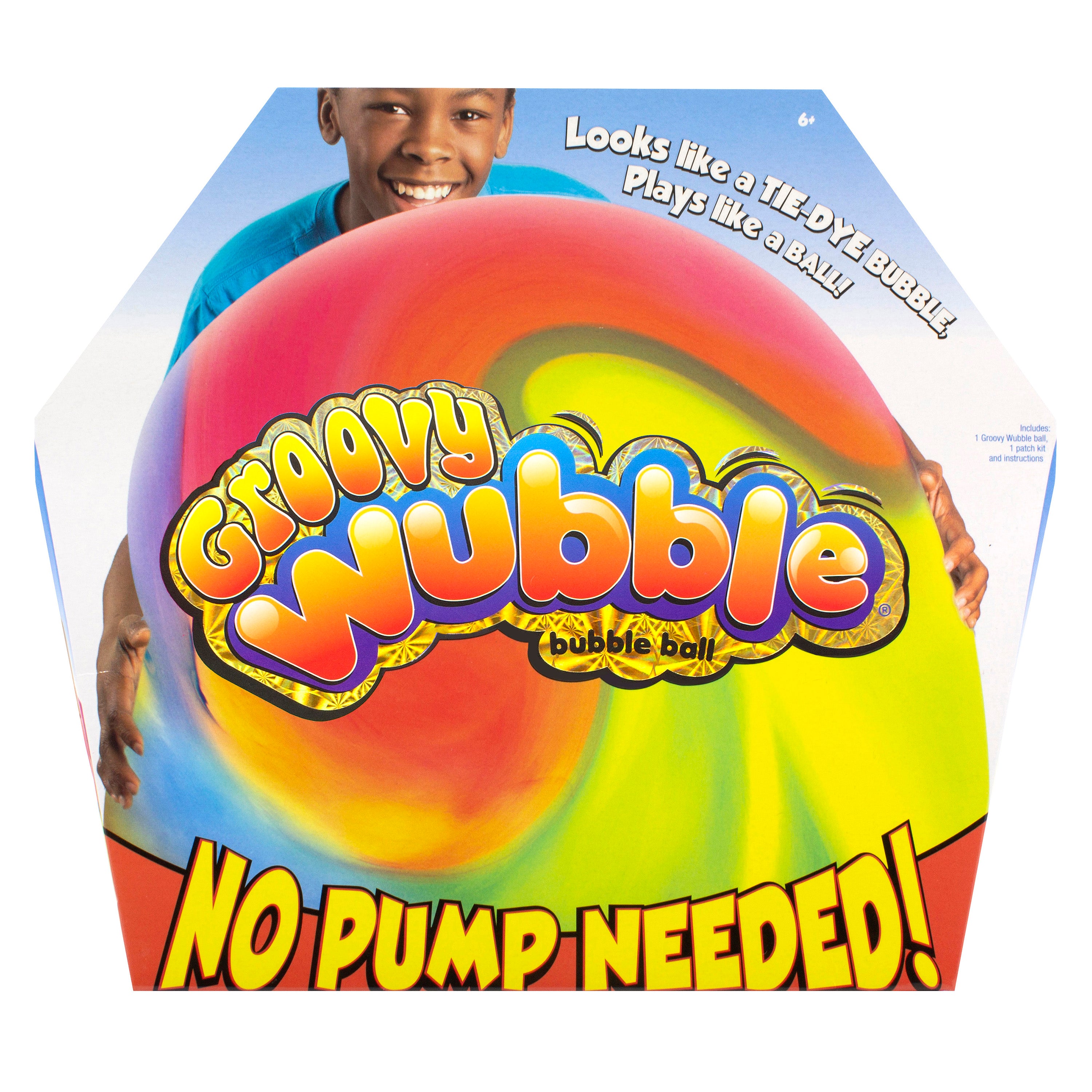 Groovy Wubble - Red, Blue & Yellow soft Wubble ball product