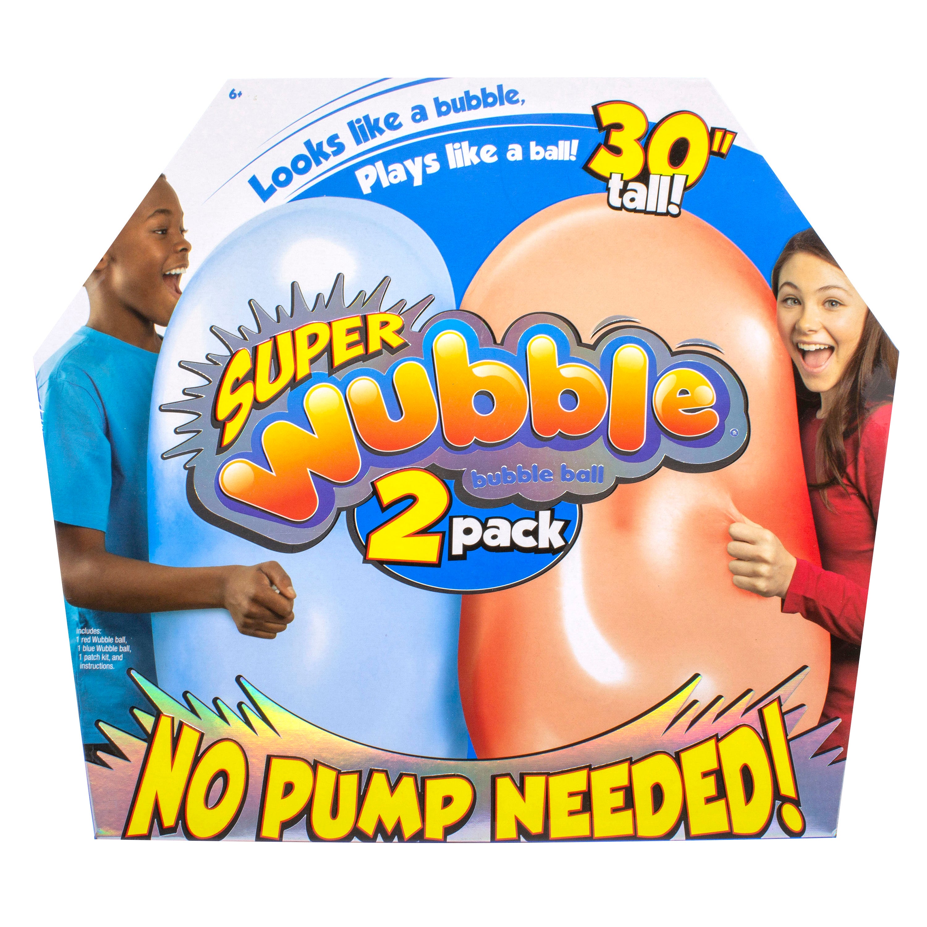 Super Wubble 2-Pack - Red & Blue soft Wubble ball product