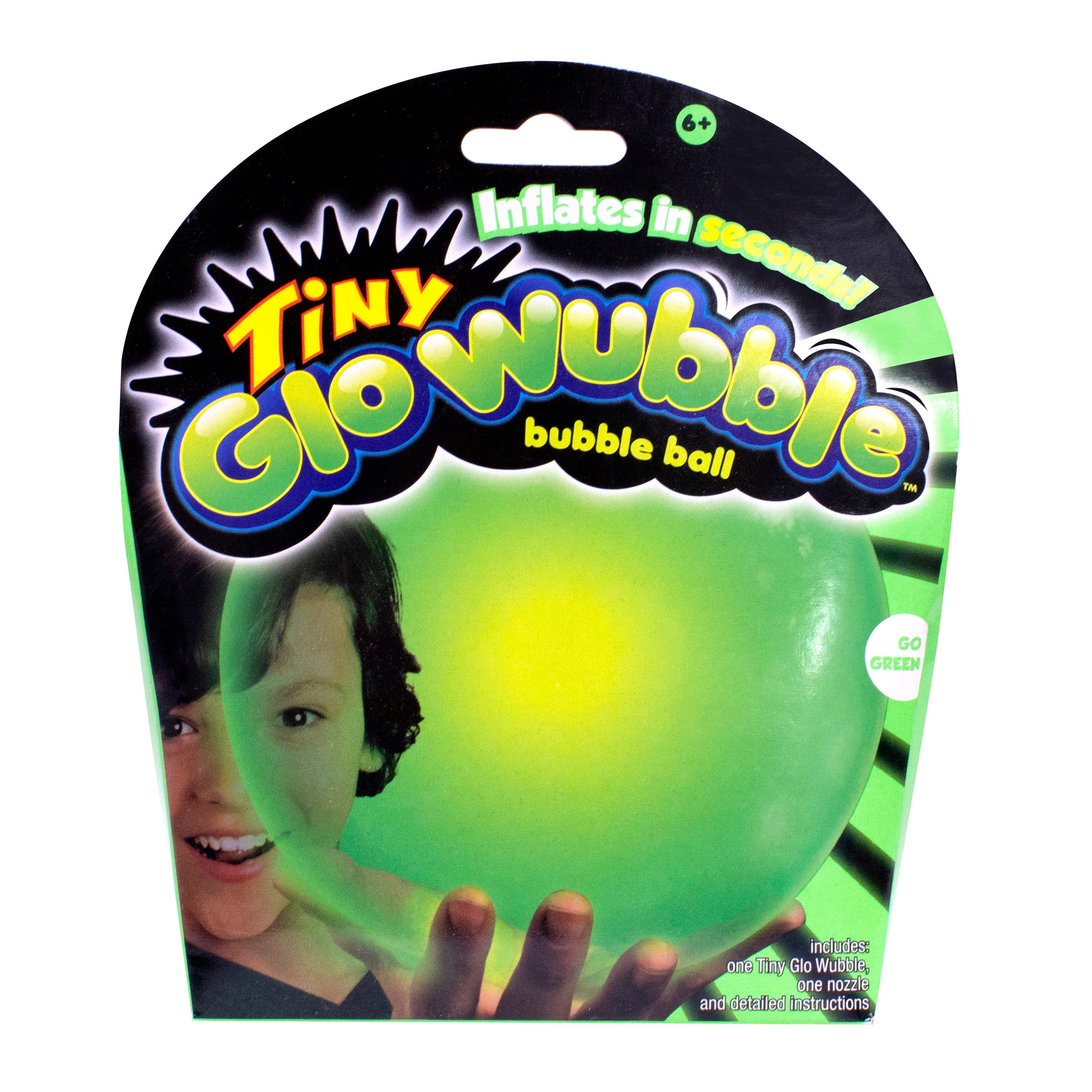 Tiny Glo Wubble - Green soft Wubble ball product